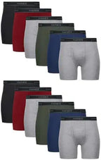 Hanes Men's Underwear Boxer Briefs Pack, Cool & Breathable Cotton Moisture-Wicking Underwear for Men, No Ride Up