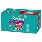 Pampers Diapers - Cruisers 360 - Size 5, 128 Count, Babyproof up to 100% Leakproof Pull-On Diaper