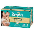 Pampers Swaddlers Diapers, Size 5 (20-37 lbs), 132 Count, Absorbent, Keeps Baby Dry and Comfortable, Skin Safe Disposable Baby Diaper (Packaging May Vary)