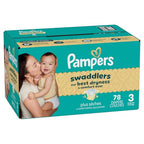 Pampers Swaddlers Diapers, Size 5 (20-37 lbs), 132 Count, Absorbent, Keeps Baby Dry and Comfortable, Skin Safe Disposable Baby Diaper (Packaging May Vary)