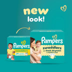 Pampers Swaddlers Diapers, Size 5 (20-37 lbs), 132 Count, Absorbent, Keeps Baby Dry and Comfortable, Skin Safe Disposable Baby Diaper (Packaging May Vary)