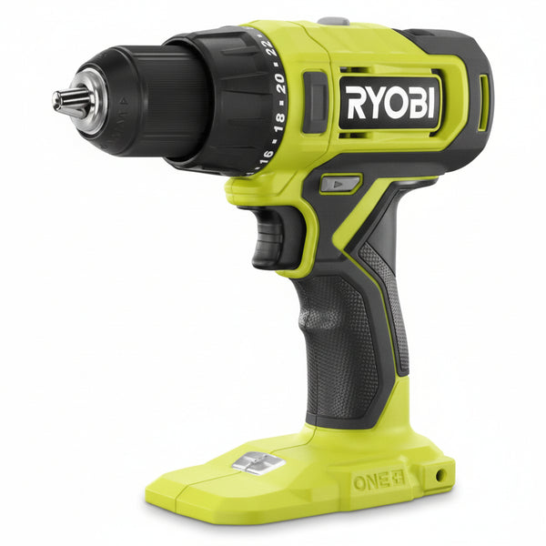 RYOBI ONE+ 18V Cordless 1/2 in. Drill/Driver (Tool Only) PCL206B Black Green