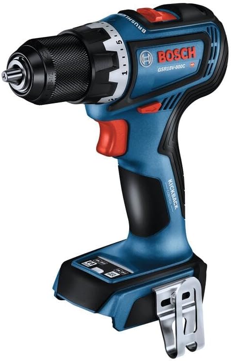 BOSCH GSR18V-800CN 18V Brushless Connected-Ready 1/2 In. Drill/Driver (Bare Tool)