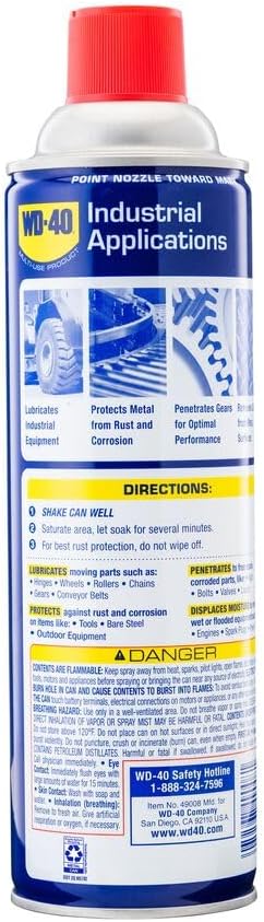 WD-40 Multi-Use Product, Industrial Size, 16 OZ