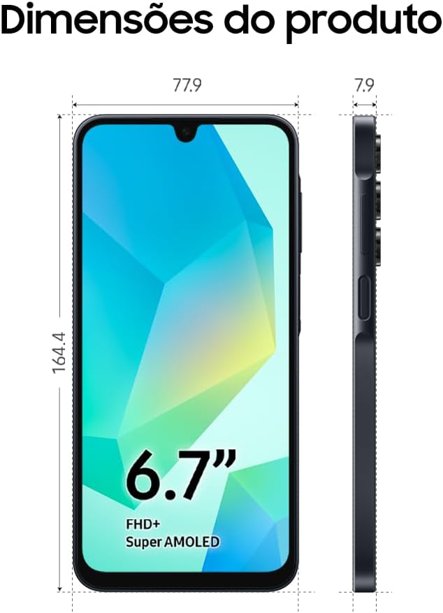 SAMSUNG Galaxy A16 4G Dual SIM (128GB, 2025) 6.7" 90Hz AMOLED, Splash Resistant, 8Core, 50MP Camera (Factory Unlocked International Model for GSM, Global) A165M/DS (25W Fast Charger Bundle, Black)
