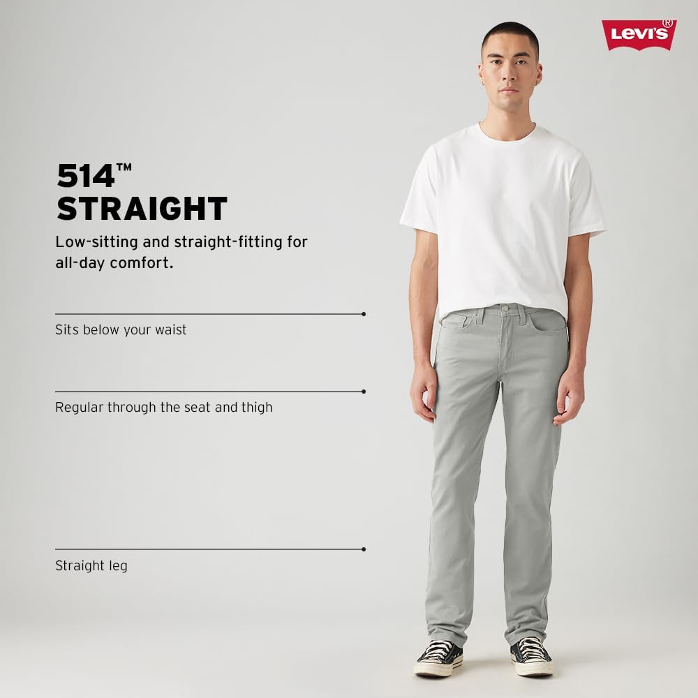 Levi's Men's 514 Straight Fit Cut Jeans (Also available in Big & Tall)