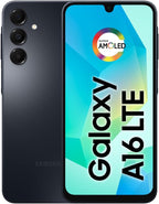 SAMSUNG Galaxy A16 4G Dual SIM (128GB, 2025) 6.7" 90Hz AMOLED, Splash Resistant, 8Core, 50MP Camera (Factory Unlocked International Model for GSM, Global) A165M/DS (25W Fast Charger Bundle, Black)