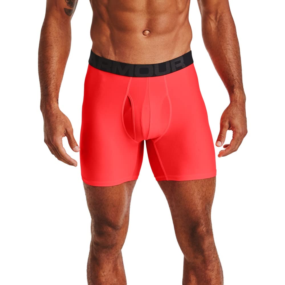 Under Armour Men's Multi-Pack Standard Tech Boxer Brief, 6" Inseam, All-Day Comfort & Ultra-Soft