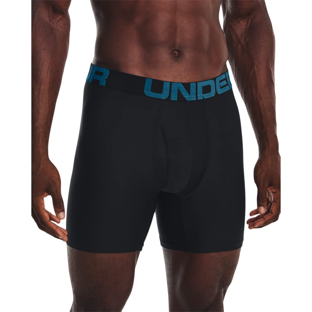 Under Armour Men's Multi-Pack Standard Tech Boxer Brief, 6" Inseam, All-Day Comfort & Ultra-Soft