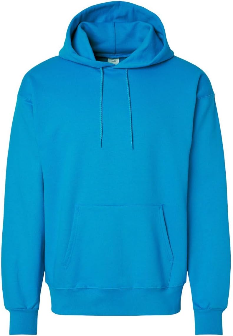 Hanes Men's Ultimate Cotton Pullover Hoodie Sweatshirt, Heavyweight 9.7 oz Fleece