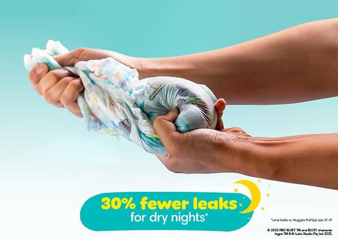 Pampers Training Pants - Easy Ups Boys & Girls Bluey - Size 5T-6T, 84 Count, Children's Potty Underwear (Packaging May Vary)