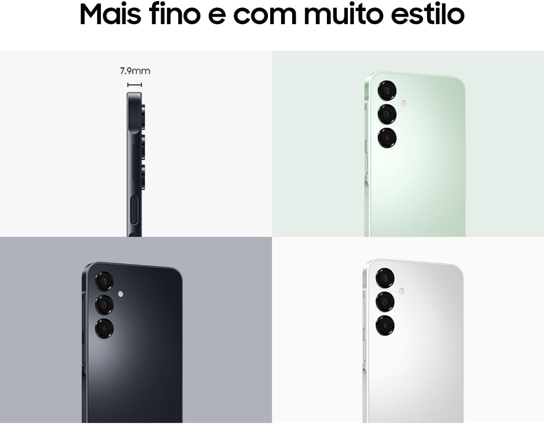 SAMSUNG Galaxy A16 4G Dual SIM (128GB, 2025) 6.7" 90Hz AMOLED, Splash Resistant, 8Core, 50MP Camera (Factory Unlocked International Model for GSM, Global) A165M/DS (25W Fast Charger Bundle, Black)