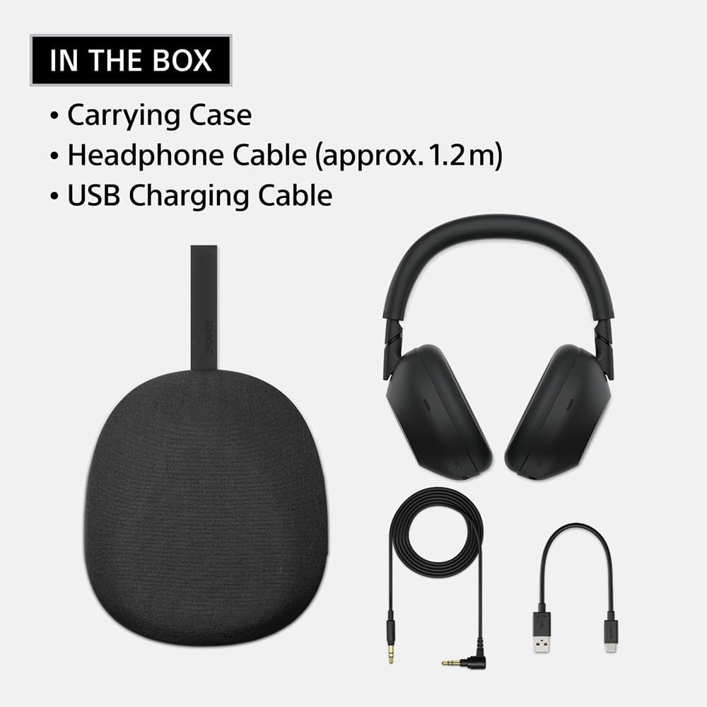 Sony WH-1000XM6/S Best Wireless Noise Canceling Headphones, Platinum Silver Bundle with Deco Essentials Exclusive CPS 26 Month Protection Pack | Official USA Partner Model