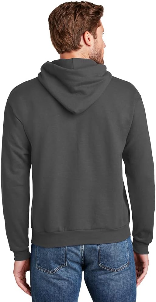 Hanes mens Hanes Men's Ecosmart Hoodie, Midweight Fleece Sweatshirt, Pullover Hooded Sweatshirt for Men