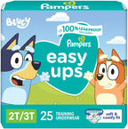 Pampers Training Pants - Easy Ups Boys & Girls Bluey - Size 5T-6T, 84 Count, Children's Potty Underwear (Packaging May Vary)