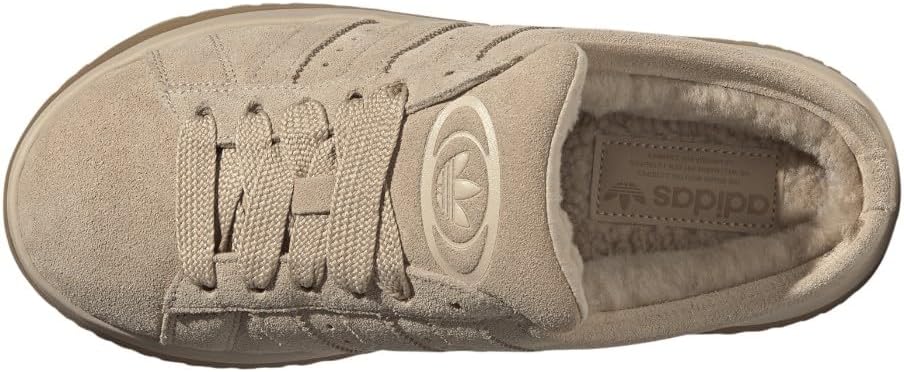 adidas Womens Campus 00S Winter Low Slip On Sneakers Shoes Casual - Beige
