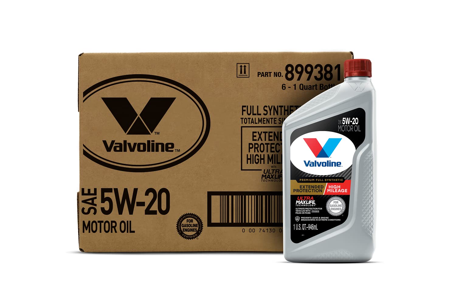 Valvoline High Mileage 150K with Maxlife Plus Technology 5W-30 Motor Oil 5 Quart