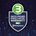 Husqvarna Leaf Blaster 350iB Battery Powered Cordless Leaf Blower, 200-MPH 800-CFM Blower with Brushless Motor and Quiet Operation, 40V Lithium-Ion 7.5 Ah Battery and Charger Included, 970569904