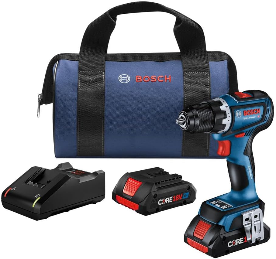 BOSCH GSR18V-800CN 18V Brushless Connected-Ready 1/2 In. Drill/Driver (Bare Tool)