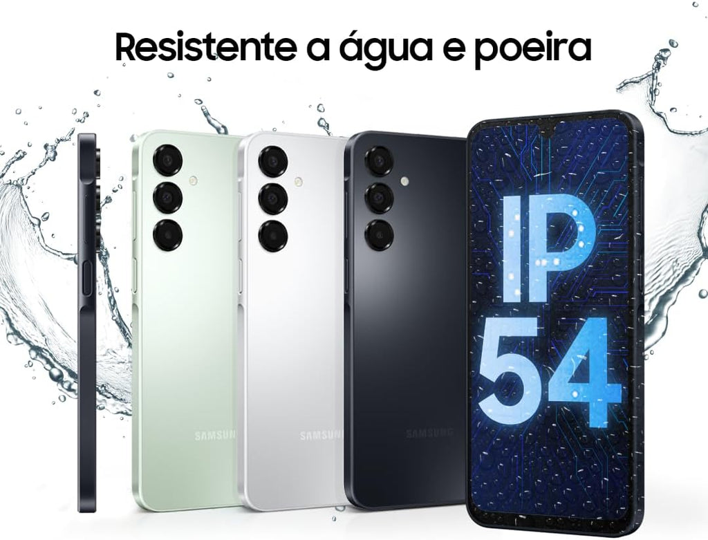 SAMSUNG Galaxy A16 4G Dual SIM (128GB, 2025) 6.7" 90Hz AMOLED, Splash Resistant, 8Core, 50MP Camera (Factory Unlocked International Model for GSM, Global) A165M/DS (25W Fast Charger Bundle, Black)