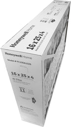Honeywell FC100A1029 (2 Pack) - 16" x 25" x 4" Pleated Air Filter, MERV 11 Bundle with Same Day Supply Filter Change Reminder