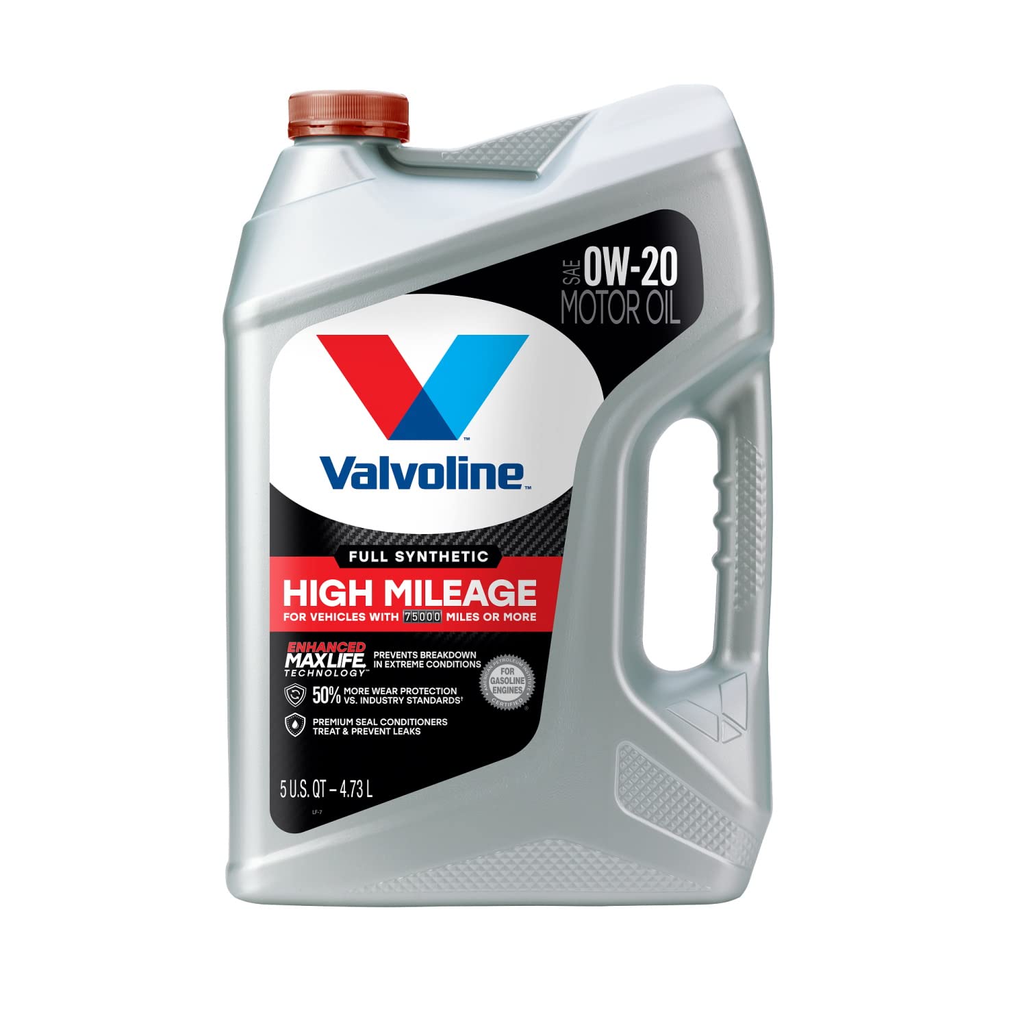 Valvoline High Mileage 150K with Maxlife Plus Technology 5W-30 Motor Oil 5 Quart