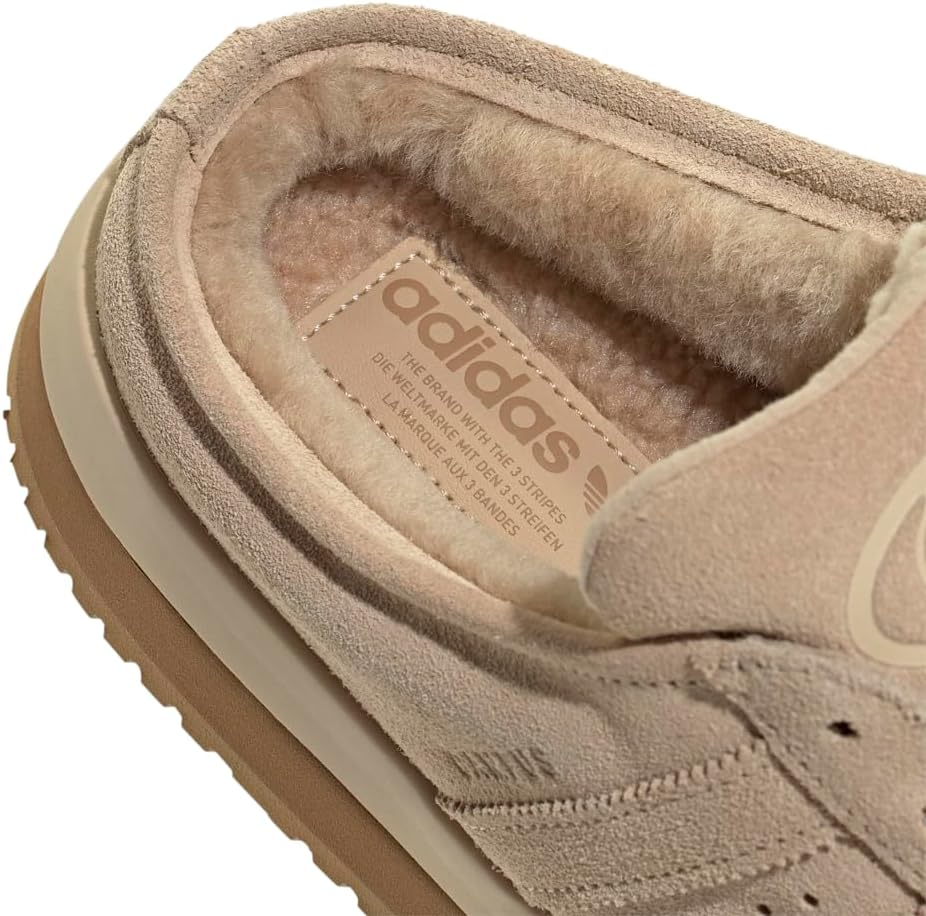 adidas Womens Campus 00S Winter Low Slip On Sneakers Shoes Casual - Beige