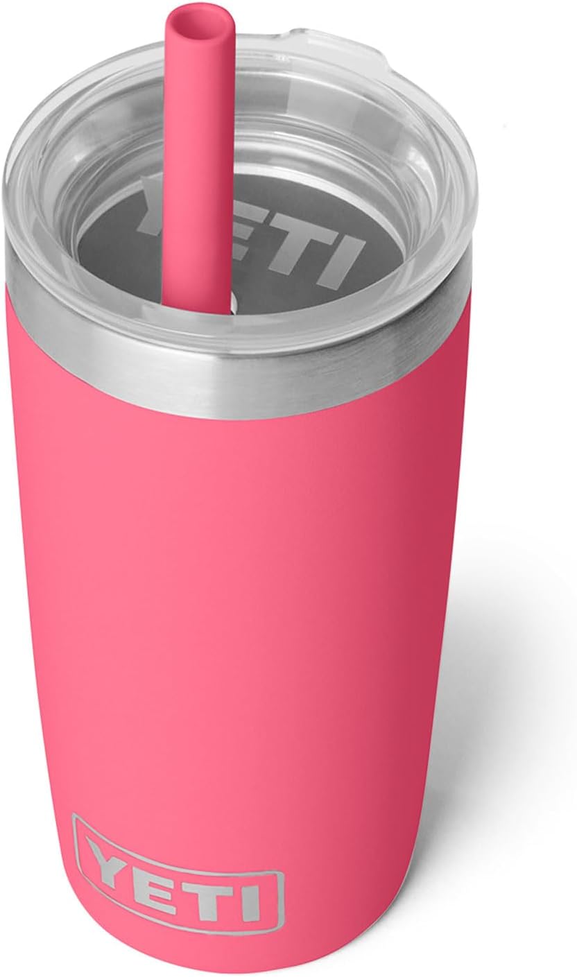YETI Rambler Jr. 10 Oz Tumbler with Silicone Straw Lid