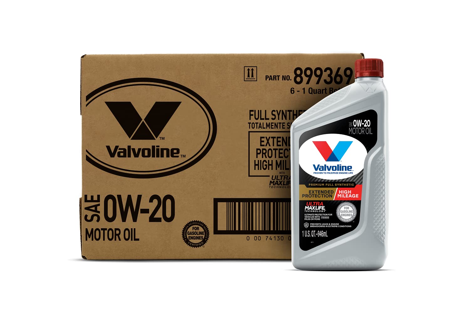 Valvoline High Mileage 150K with Maxlife Plus Technology 5W-30 Motor Oil 5 Quart