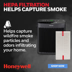 Honeywell HEPA Air Purifier Filter R, 3-Pack for HPA 100/200/300, 3000 and 5000 Series - Airborne Allergen Air Filter Replacement Targets Wildfire/Smoke, Pollen, Pet Dander, and Dust