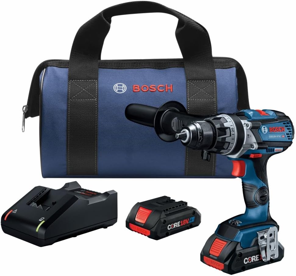 Bosch GSB18V-975CN 18V Brushless Connected-Ready 1/2 In. Hammer Drill/Driver (Bare Tool)