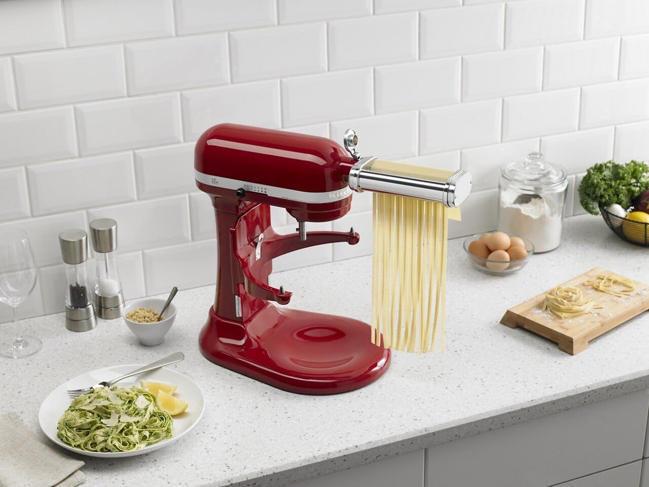 KitchenAid Stand Mixer Attachment, KSMPRA 3-Piece Pasta Roller & Cutter Set