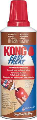KONG - Easy Treat - Dog Treat Paste - Peanut Butter - 8 Ounce (Pack of 2)