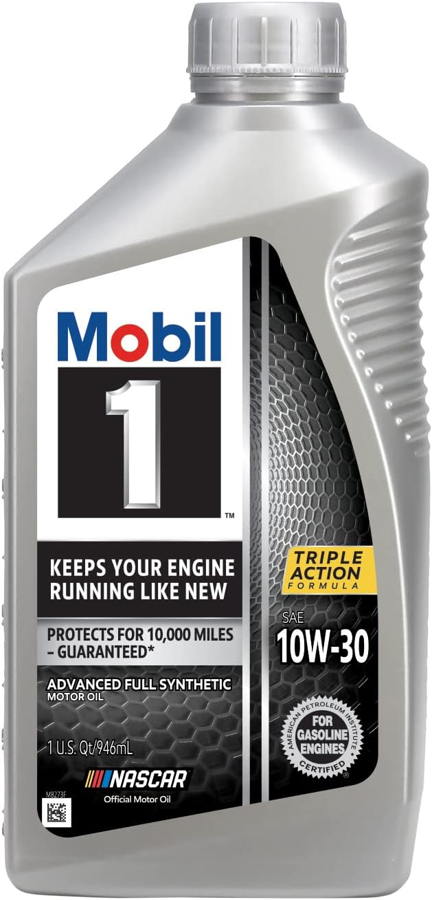 Mobil 1 Advanced Full Synthetic Motor Oil 10W-30, 1 Quart (Pack of 6)