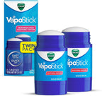 Vicks VapoStick, Solid Balm, No Mess, Soothing Non-Medicated Vicks Vapors, Easy-To-Use No-Touch Applicator, Quick Dry, Lightweight Skin Feel, 1.25oz x 2