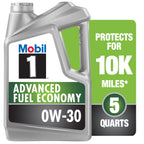 Mobil 1 European Car Formula Full Synthetic Motor Oil 0W-40, 5 Quart