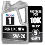 Mobil 1 European Car Formula Full Synthetic Motor Oil 0W-40, 5 Quart