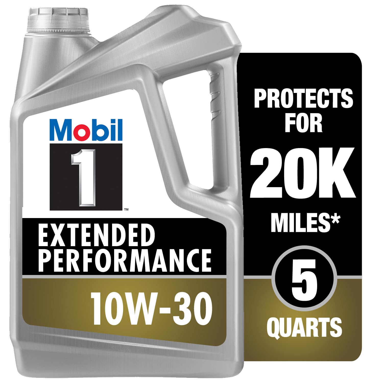 Mobil 1 European Car Formula Full Synthetic Motor Oil 0W-40, 5 Quart