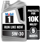 Mobil 1 European Car Formula Full Synthetic Motor Oil 0W-40, 5 Quart