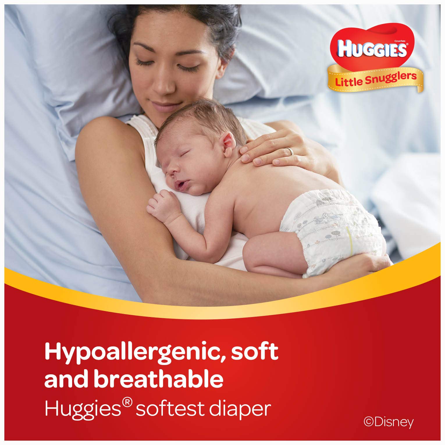 Huggies Size 1 Diapers, Little Snugglers Diapers, Size 1 (8-14 lbs), 198 Count (6 Packs of 33), Packaging May Vary