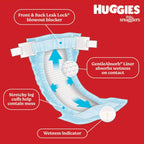 Huggies Size 5 Diapers, Little Snugglers Baby Diapers, Size 5 (27+ lbs), 132 Count (2 Packs of 66), Packaging May Vary