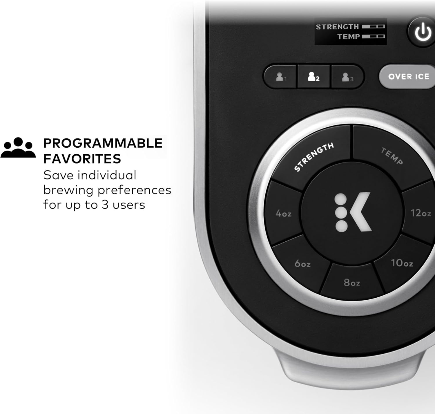 Keurig K-Supreme Plus Single Serve K-Cup Pod Coffee Maker, MultiStream Technology, Customizable Strength and Temperature Settings, Programmable, 78oz Removable Reservoir, Stainless Steel