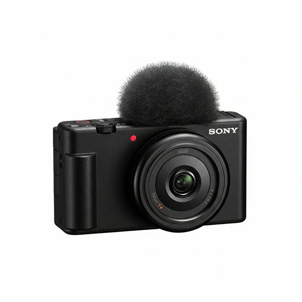 Sony ZV-1F Vlog Camera for Content Creators and Vloggers Black