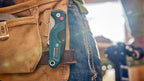 Bosch H11-14100-1 2-Piece Utility Knife Set | Folding and Snap-Off Knives with Robust Design, Integrated Blade Storage, and Belt Clip - Includes 4 Blades