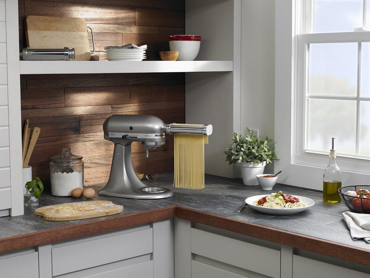 KitchenAid Stand Mixer Attachment, KSMPRA 3-Piece Pasta Roller & Cutter Set