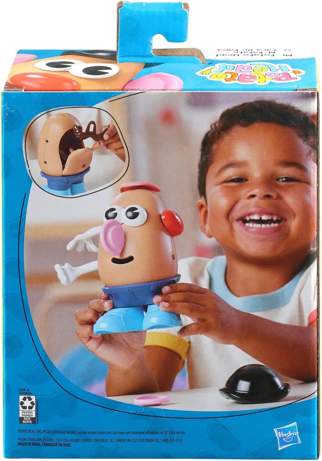 Hasbro Playskool Mr Potato Head Toy, 13 Pieces, Classic Kids Toy, Includes Blue Stand, For Ages 2 and Up