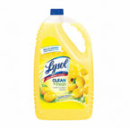 Lysol Multi-Surface Cleaner, Sanitizing and Disinfecting Pour, to Clean and Deodorize, Sparkling Lemon and Sunflower Essence, 144 Fl Oz
