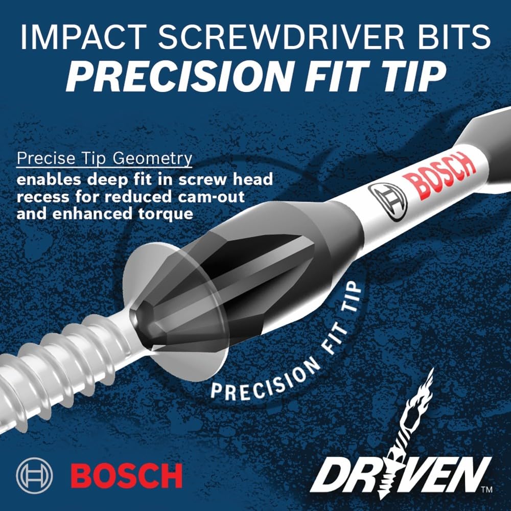 Bosch SDMSD45 45 pc. Driven Impact Screwdriving Custom Case Set