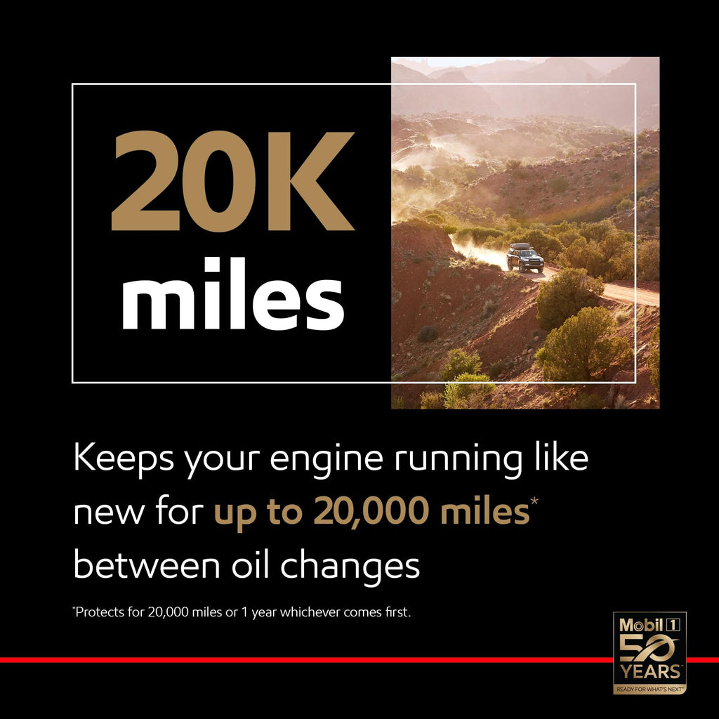 Mobil 1 European Car Formula Full Synthetic Motor Oil 0W-40, 5 Quart