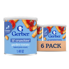 Gerber Snacks for Baby Lil Crunchies, Garden Tomato, 1.48 Ounce (Pack of 6)